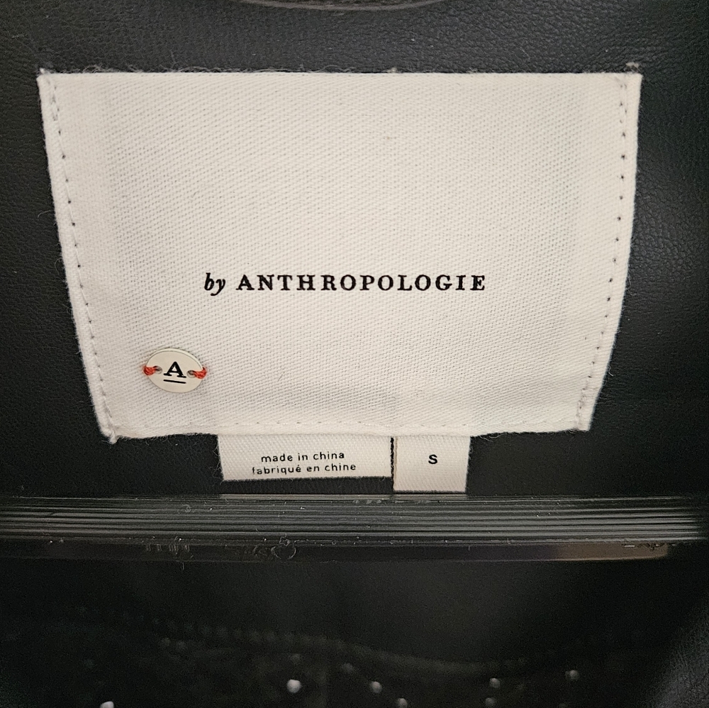 Anthropologie Leather Jacket NEW - Picture 4 of 7